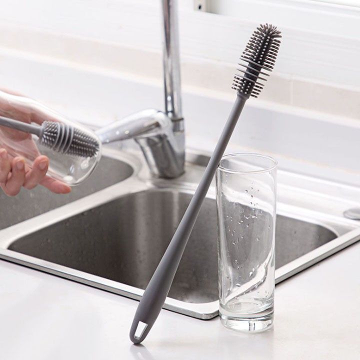 Dụng cụ Cọ Rửa Ly Cốc Chai Lọ SiLicon 